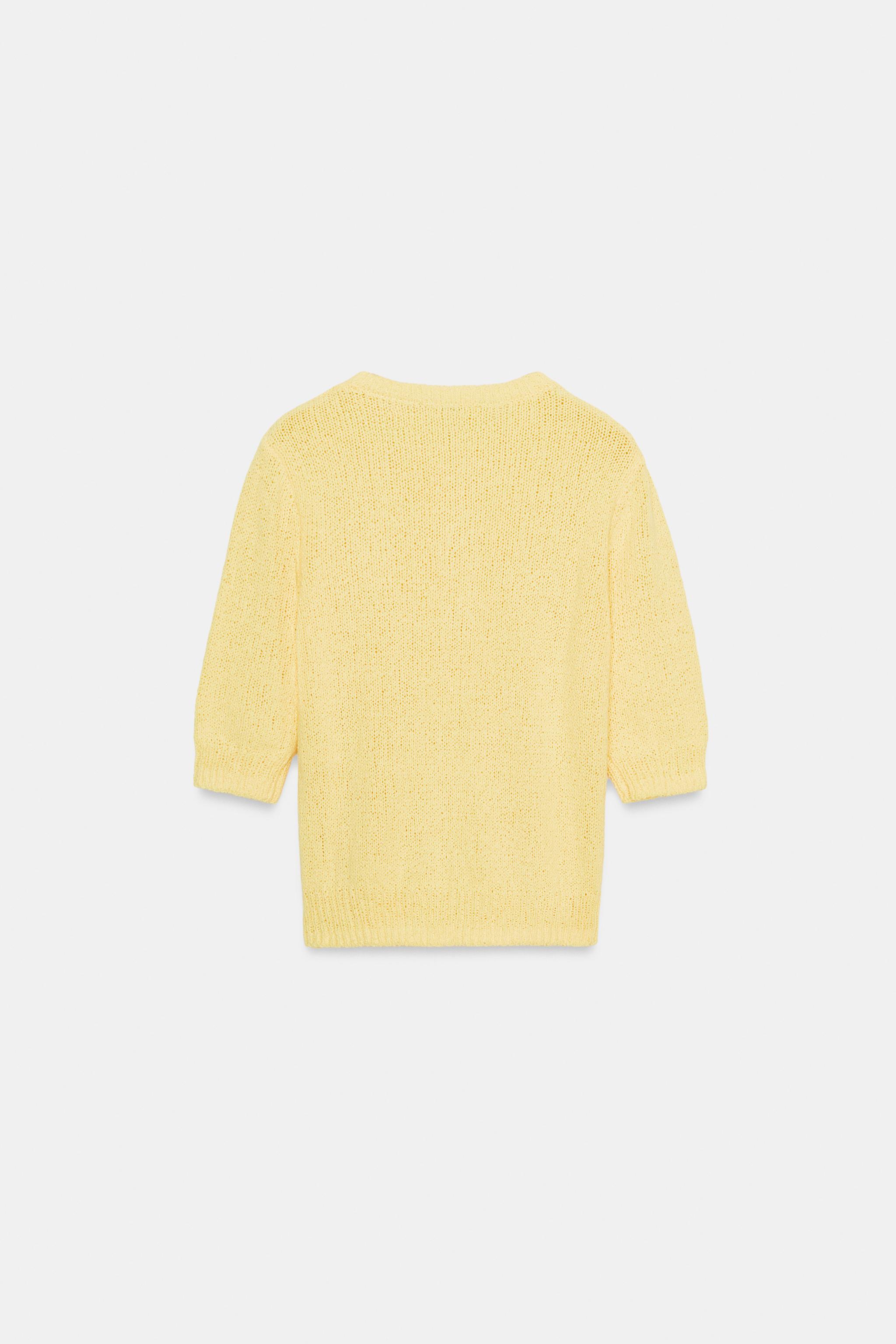 FRENCH SLEEVE KNIT JUMPER